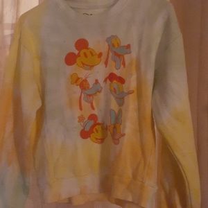 Tiedye Disney sweater medium
